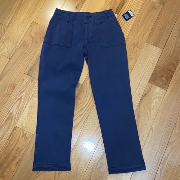 Lucky Brand button-fly utility pant in navy, size 24, NWT - Picture 3 of 10